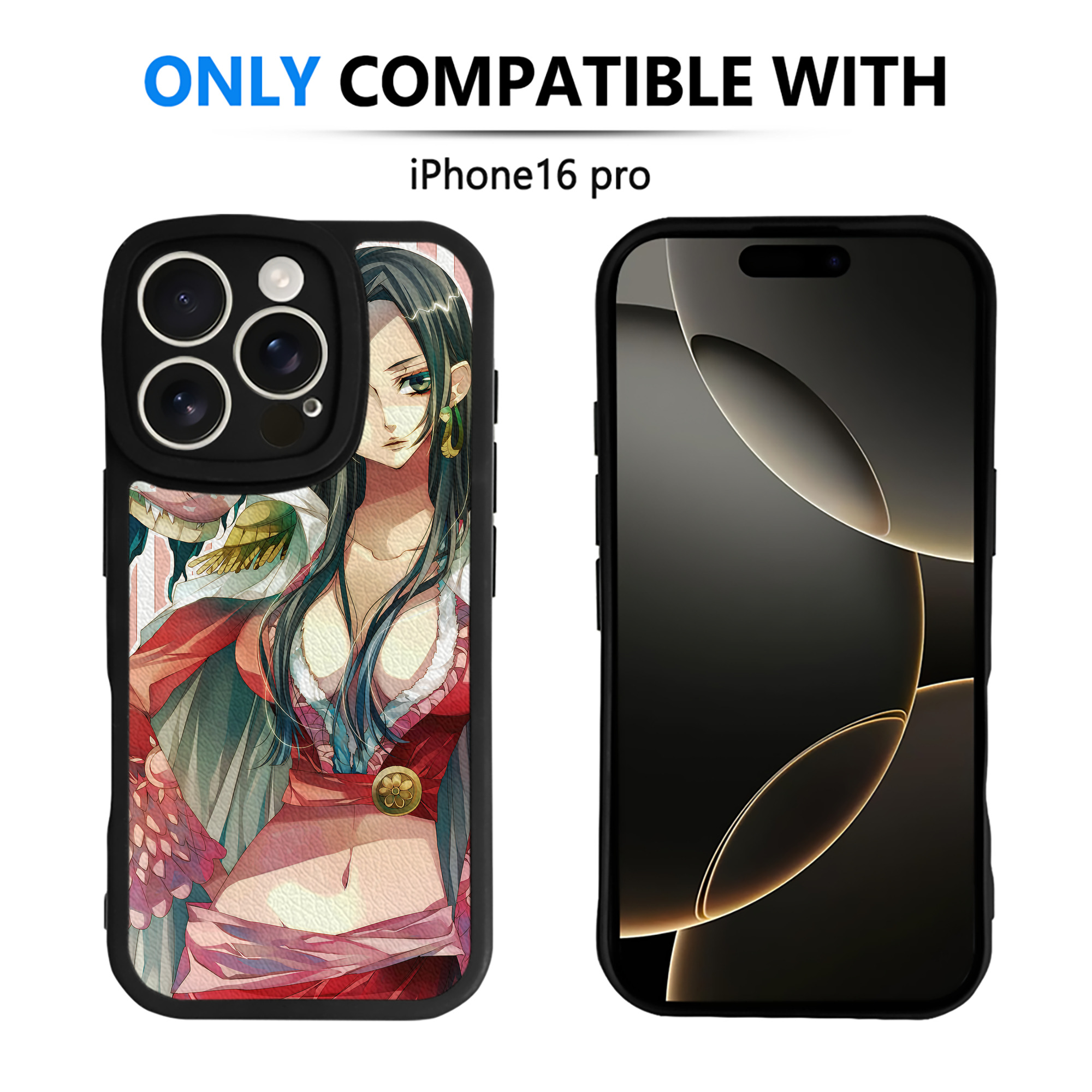 （画像用） ワンピース ONE PIECE 【iPhone 16シリーズ対応】シリコンスマホケース（レザー調） 材質：シリコン